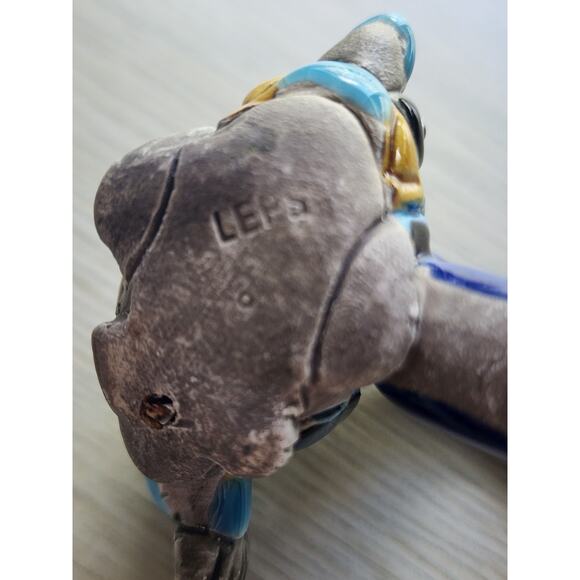 NAPKIN RINGS-LEPS Peru Terracotta-Seal, Angle Fish, Alligator, Dolphin-Set of 4 - Picture 8 of 9